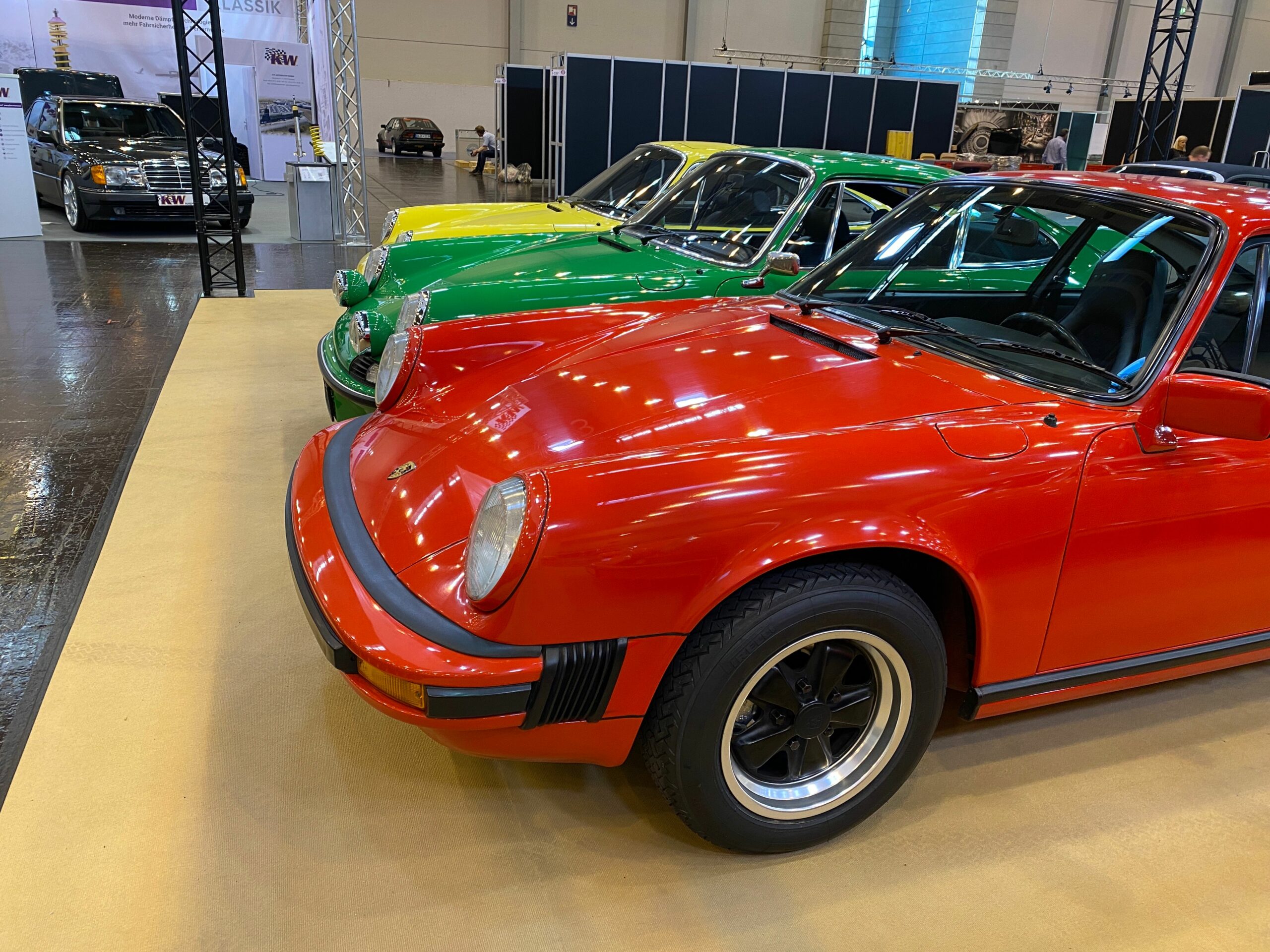Porsche in drei Farben